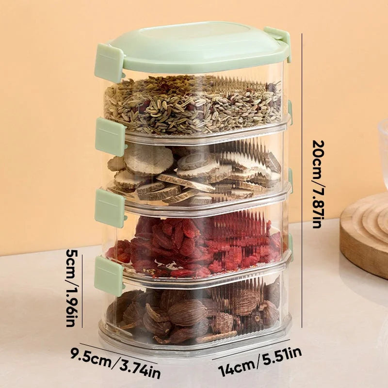Multi-Layer Storage Containers Box