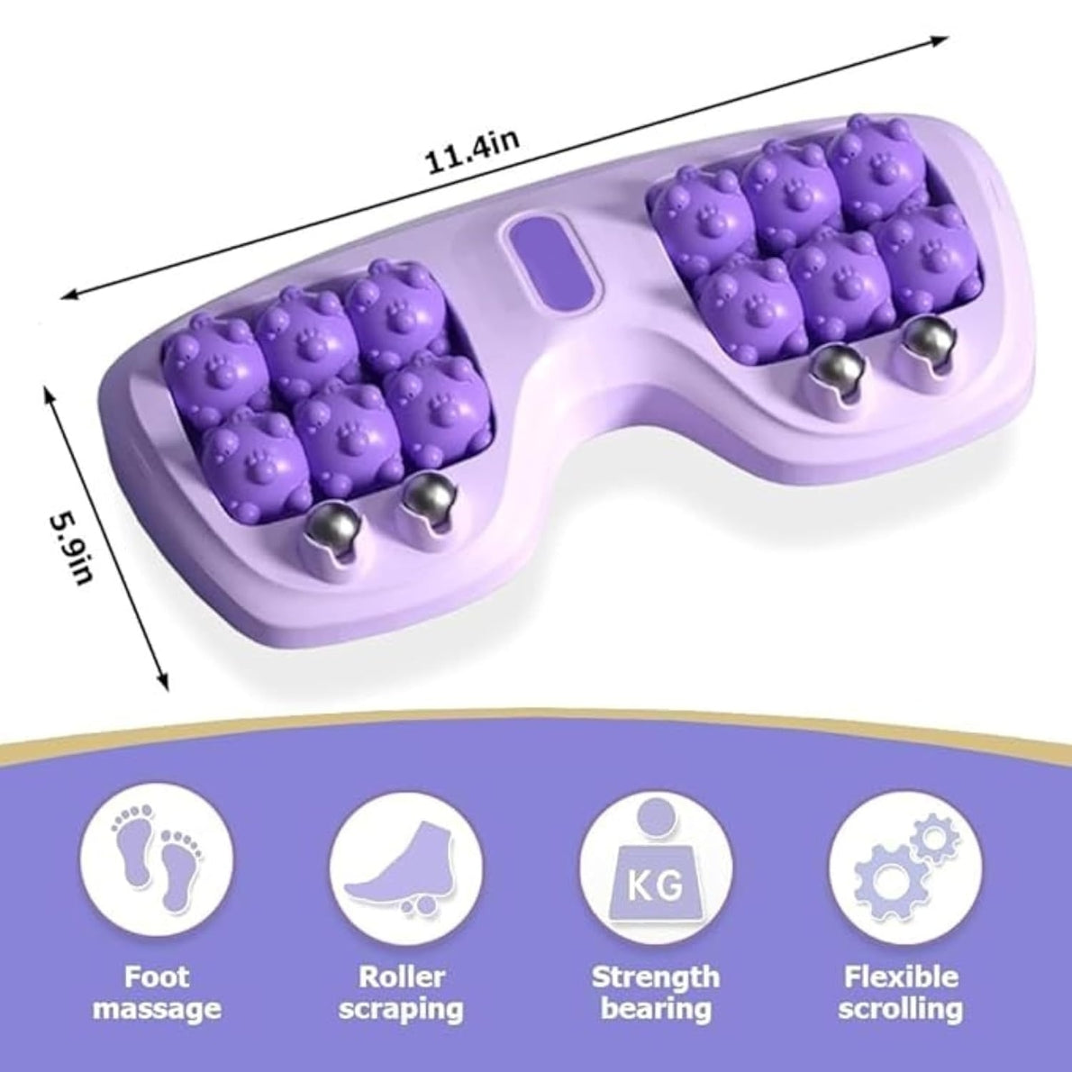 FootRelief Acupressure Foot Massager Roller