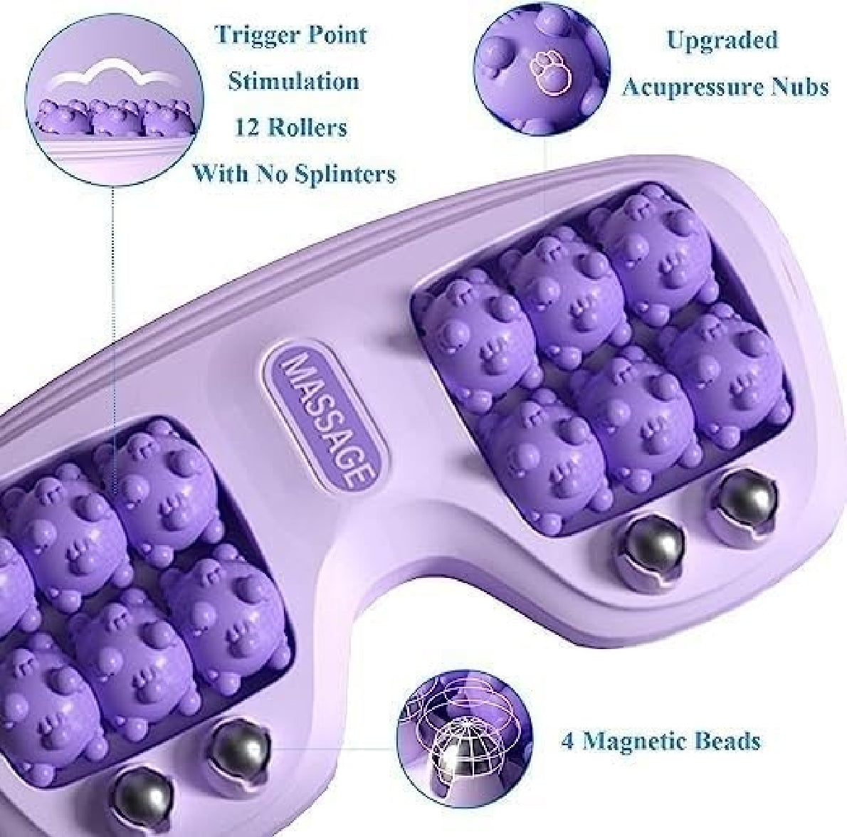 FootRelief Acupressure Foot Massager Roller