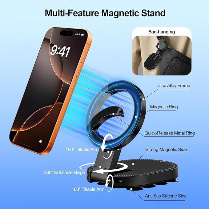 3 in 1 Magnetic Phone Holder