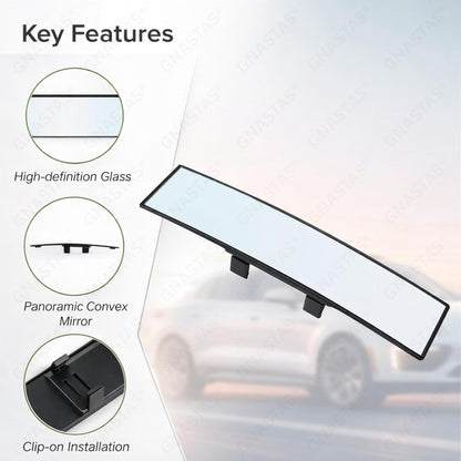 3D Car Rear View Mirror | Ultra wide angle view
