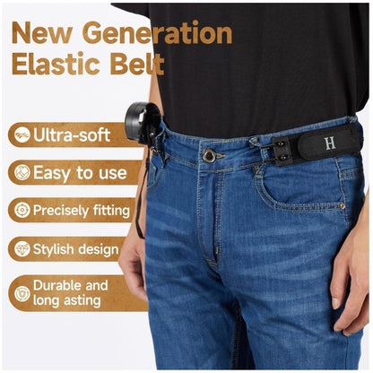 Tactical metal hook with elastic belt