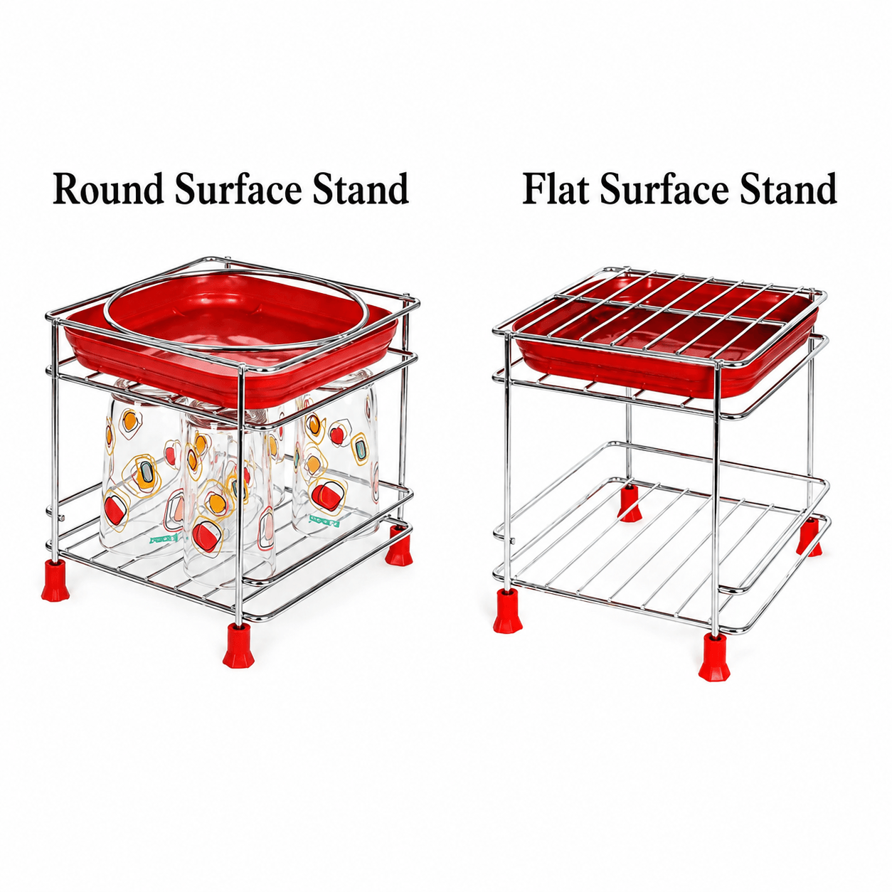 Premium Stainless Steel Matka Stand With Water Collection Tray