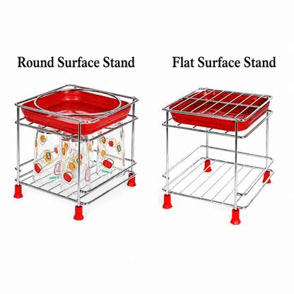 Premium Stainless Steel Matka Stand With Water Collection Tray