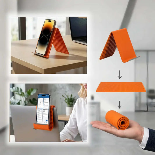 Orange Magic foldable flexible silicone stand