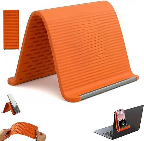 Orange Magic foldable flexible silicone stand