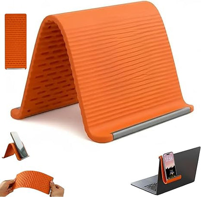 Orange Magic foldable flexible silicone stand