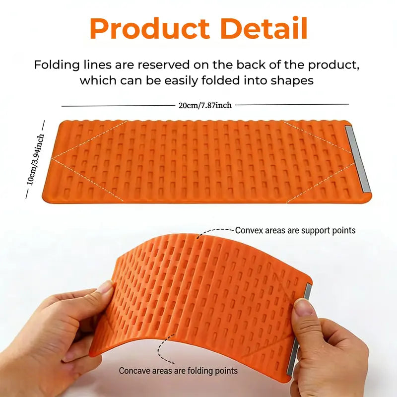 Orange Magic foldable flexible silicone stand