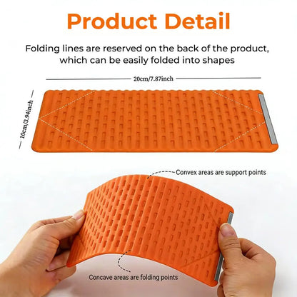 Orange Magic foldable flexible silicone stand