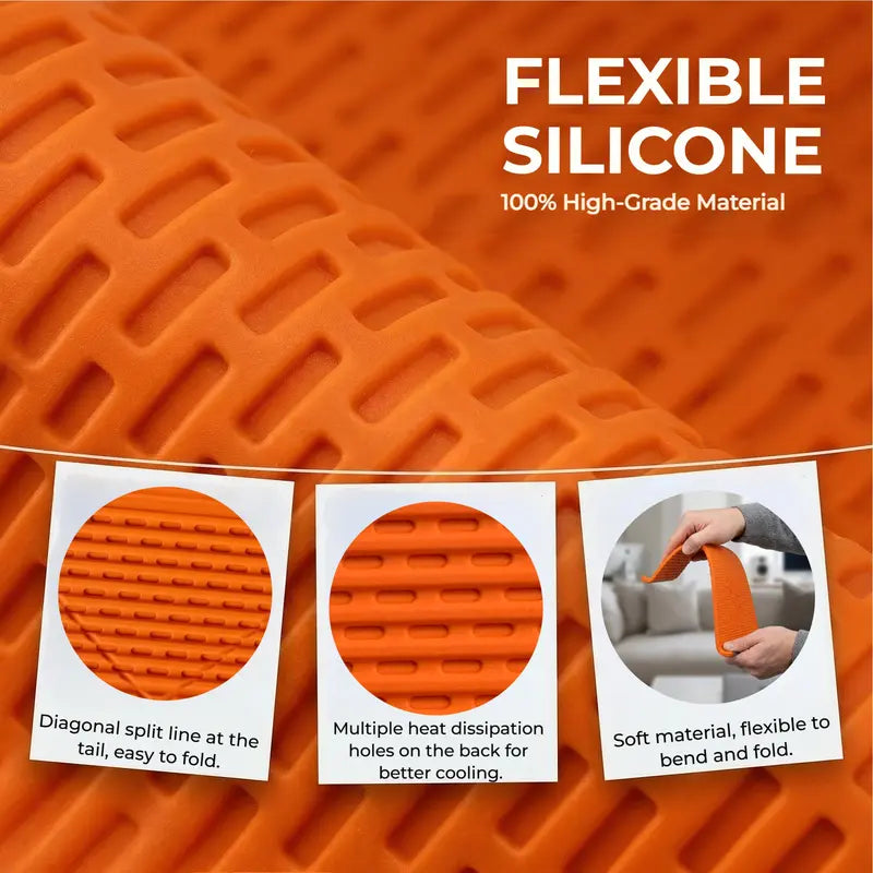 Orange Magic foldable flexible silicone stand