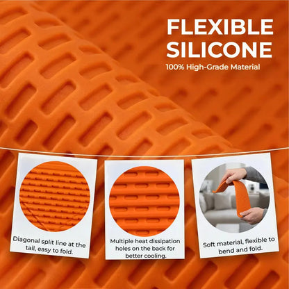 Orange Magic foldable flexible silicone stand