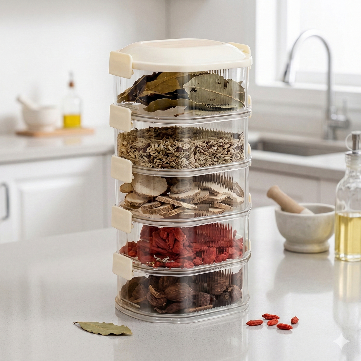 Multi-Layer Storage Containers Box