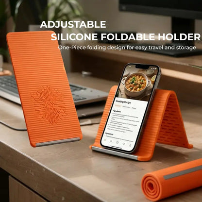 Orange Magic foldable flexible silicone stand