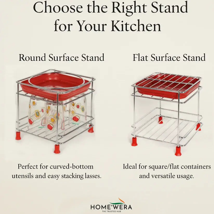 Premium Stainless Steel Matka Stand With Water Collection Tray